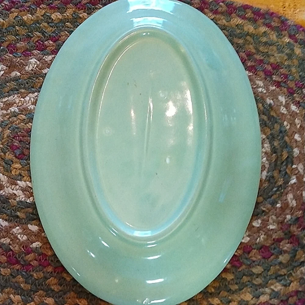 2 FOR $15 BUNDLE SALE! Home Vin. Mid Century Dishes Serveware Green & orange set